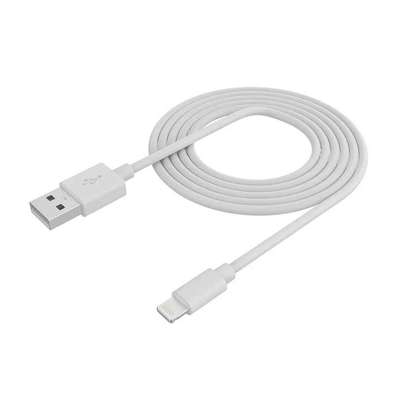 Celly Pick & Go Lighting USB-A 2.4 to Lightning Cable 12W - White - كابل